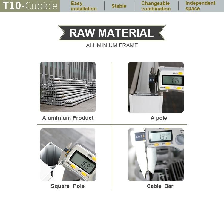 Standard Size Cubicles Office Workstation Cubicle with Good Price