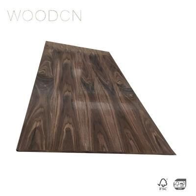 Leather Wooden Table Home Decoration Furniture Veneerblack Walnut Wood Office Desk