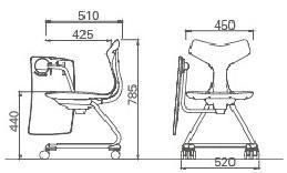 Auditorium Lecture Hall Classroom Ergonomic Office PP Student Chair