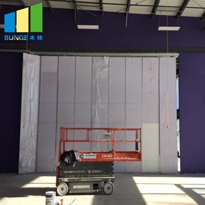 Banquet Hall MDF Sliding Room Partitions Design Office Removable Soundproof Folding Partition Walls