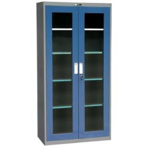 Metal Glass Swing Door Filling Cabinet