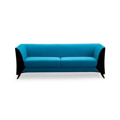 Three Seat Sofa Fabric Reception Office Sofa
