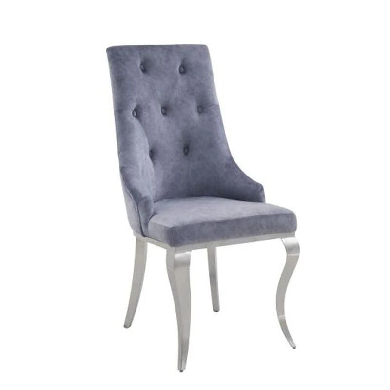 Velvet Metal Dining Room Set Furniture Table Chairs