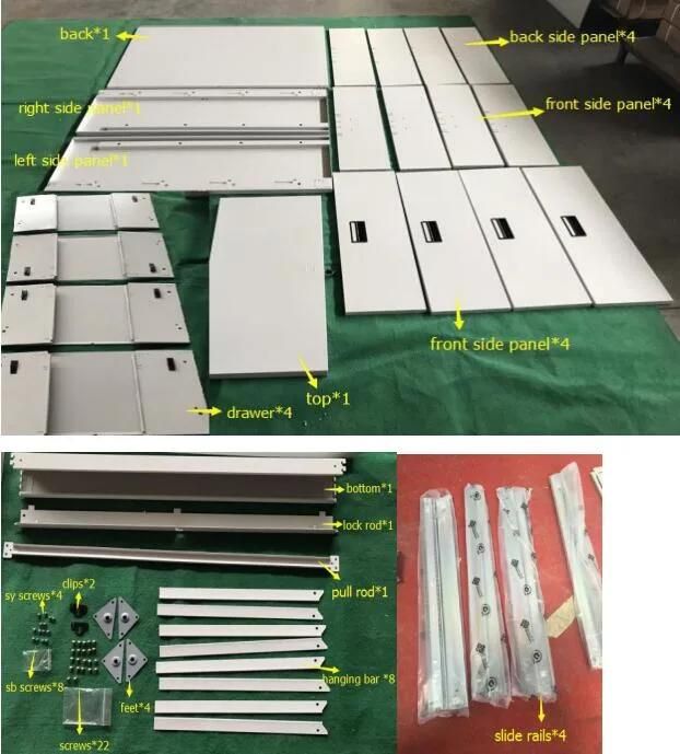 Customize Steel 3 Drawer Lateral Filing Cabinet