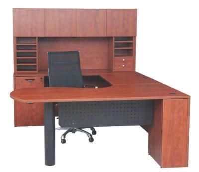 High Quality Laminate Particle Desk Table Design U Shape Workstation
