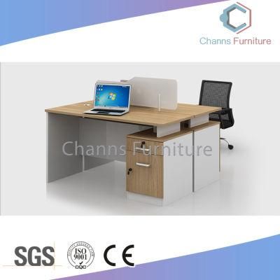 Classical Design Furniture Wooden Workstation with Partition (CAS-W31441(1))