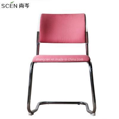 Wholesale Price Pink Mesh Chairs Visitor Meeting Conference Chair