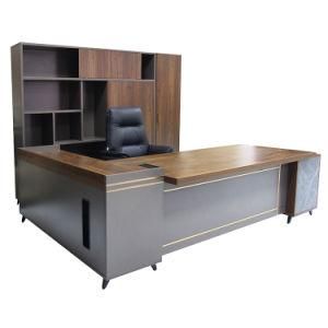 Office Wooden Boss Table Laminate Desk Office Table Design Office Furniture CEO Desk