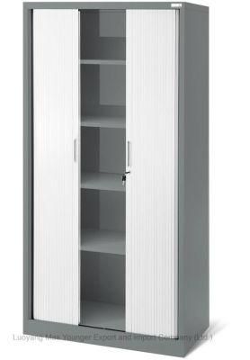 Kd Structure Metal Tambour Door Cupboard