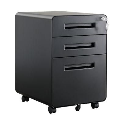 Office Equipment Mobile 3 Drawer File Cabinets Under Desk Drawer Storage Mobile Pedestal Armoire Mobile