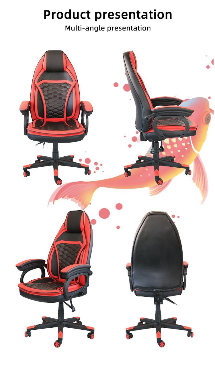 (PLATO) New Design Ergonomic Racing Chair with Linkage Armrest