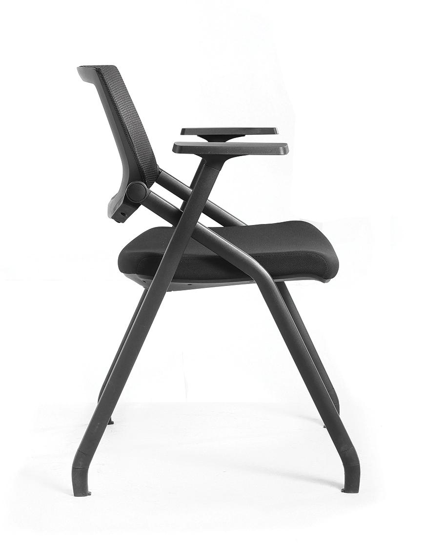 Foldable Office Chairs with Tables Leather Chairs Meeting Chairs
