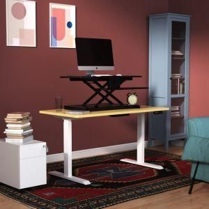 Electric Height Adjustable Standing Desk Converter Sit Stand Power Riser Workstation