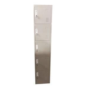 Steel 5 Doors Staff Locker Good Quality Bedroom Furniture