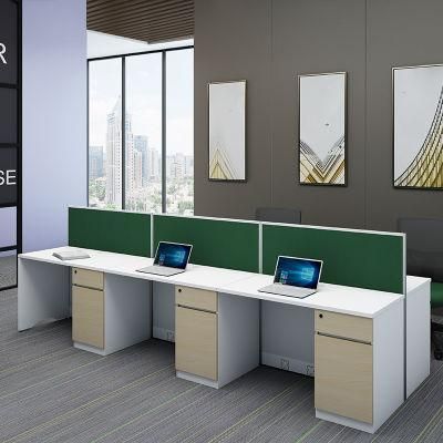 New Design Office Workstations Partitions with Melamine Staff Desk