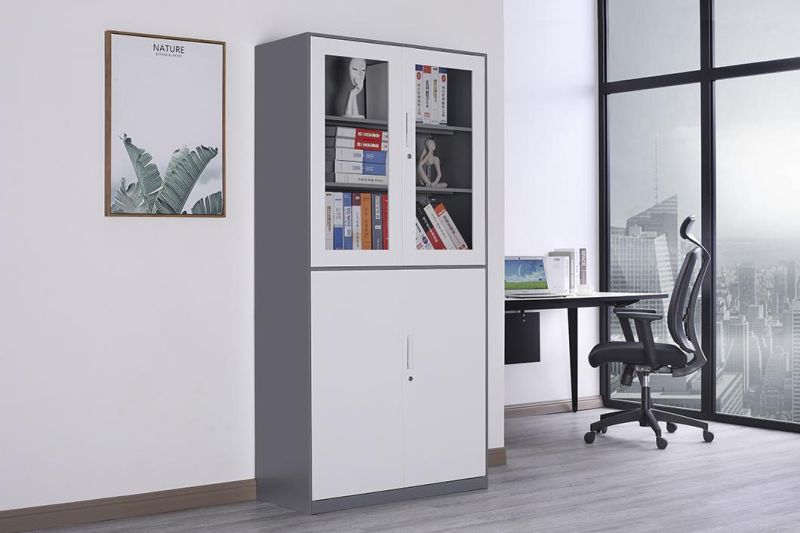High Quality Glass Door Office File Cabinet