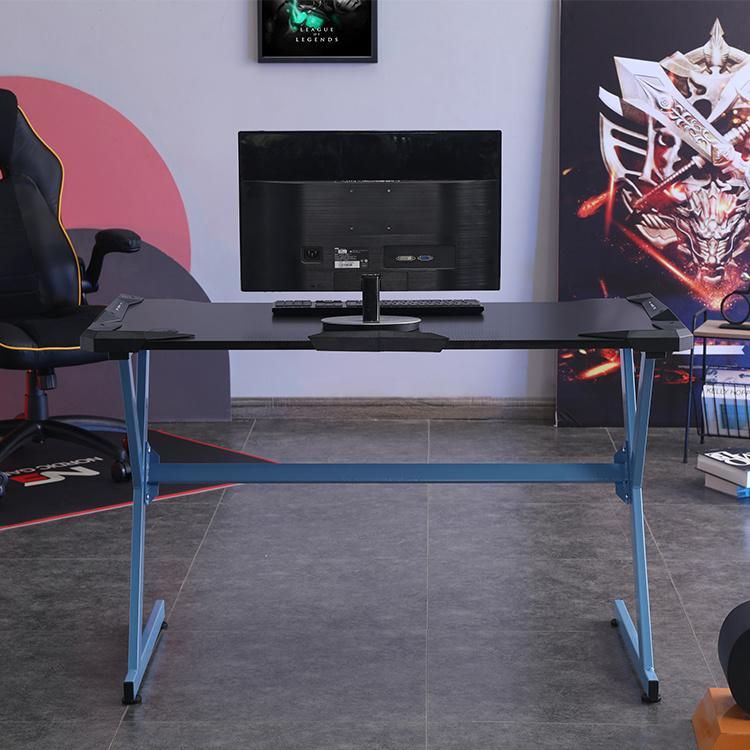 New Design High Quality E1 MDF Computer Table with LED Light
