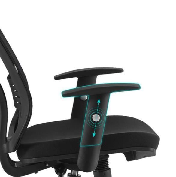 Commercial Furniture Ergonomic Staff Mesh Rotary Office Chair with Headrest