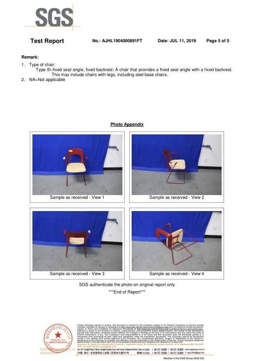 ANSI/BIFMA Standard Cheap Plastic Office Arm Chair