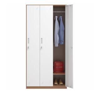 China Factory Supply Custom Size Connect Firmly Three Door Wardrobe