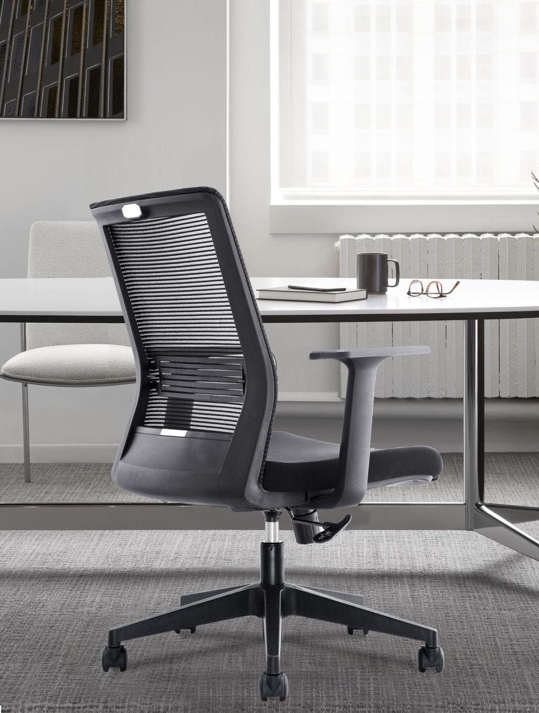 South East Asia Popular and Comfortable Office Furniture Task Swivel Ergonomic Mesh Cheap Price Amazon Shopify with Coat Hanger & Armrest Visit Guest Chair