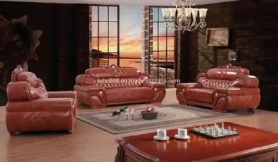 Modern Design Luxury Leather Commercial Sofa Furniture Brown Office Sectional Sofa Chair Set Waiting Sofa