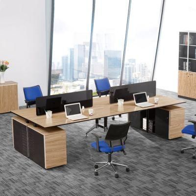 Modular Modern Table Desk 4 Person Office Furniture Workstation