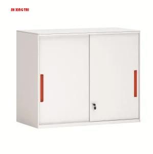 Half-Height 2 Layers Sliding Door Steel File Cabinet