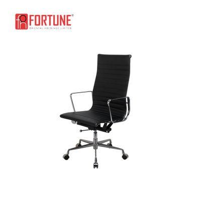 Synthetic Leather Material High Back Office Furniture Chair with Head Rest Components
