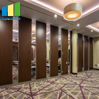 Sliding Folding Wooden Banquet Hall Soundproof Movable Partitions