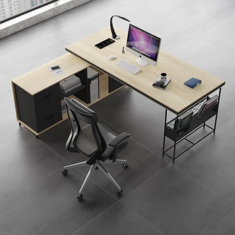 Loft Style Antique Manager Office CEO Computer Wooden Executive Desk