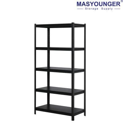 5 Tiers Boltless Storage Rack Metal Shelves for Home Office