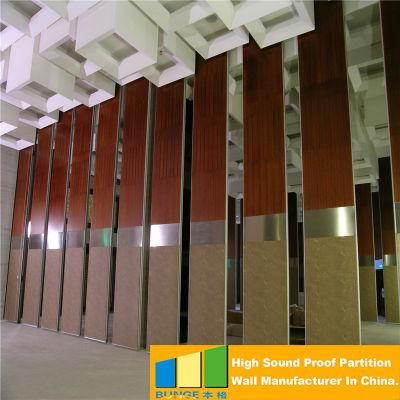 Malaysia Hotel Acoustic Movable Wall Partitions Soundproof Folding Partition Wall