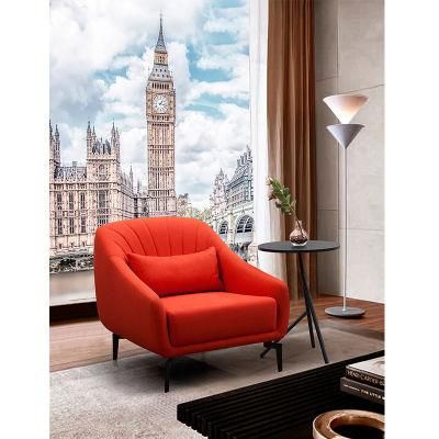 Single Sofa Chair Microfiber Leather Office Sofa