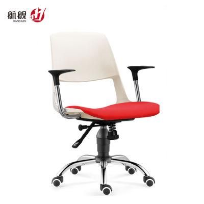 Modern Plastic Student Study Desk Rolling Swivel Chair