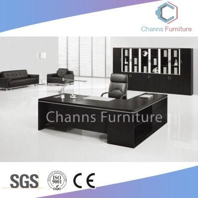 Factory Price Office Furniture Black Executive Desk (CAS-D5414)