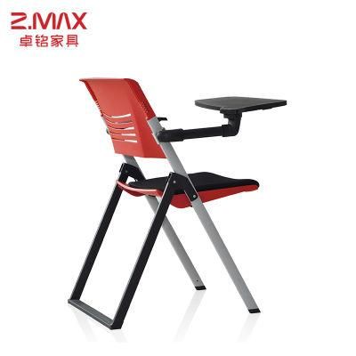Arm Chair Modern Stackable Mesh Conference Writing Table Chair