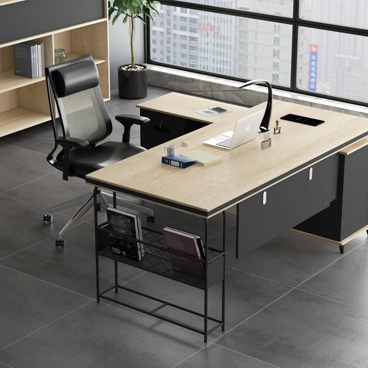 Loft Style Antique Manager Office CEO Computer Wooden Executive Desk