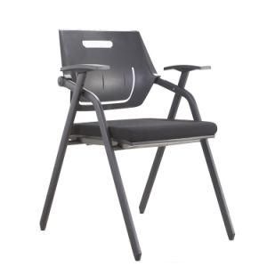 Staff and Student Training Chair Foldable Office Conference Chair with Writing Board Wheel Mobile Table and Chair
