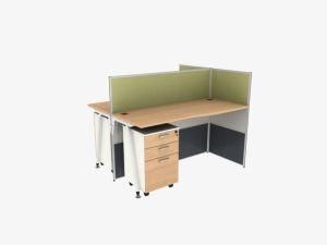 Modern Office Computer Desk 2 Person Workstation Furniture with Cheap Price