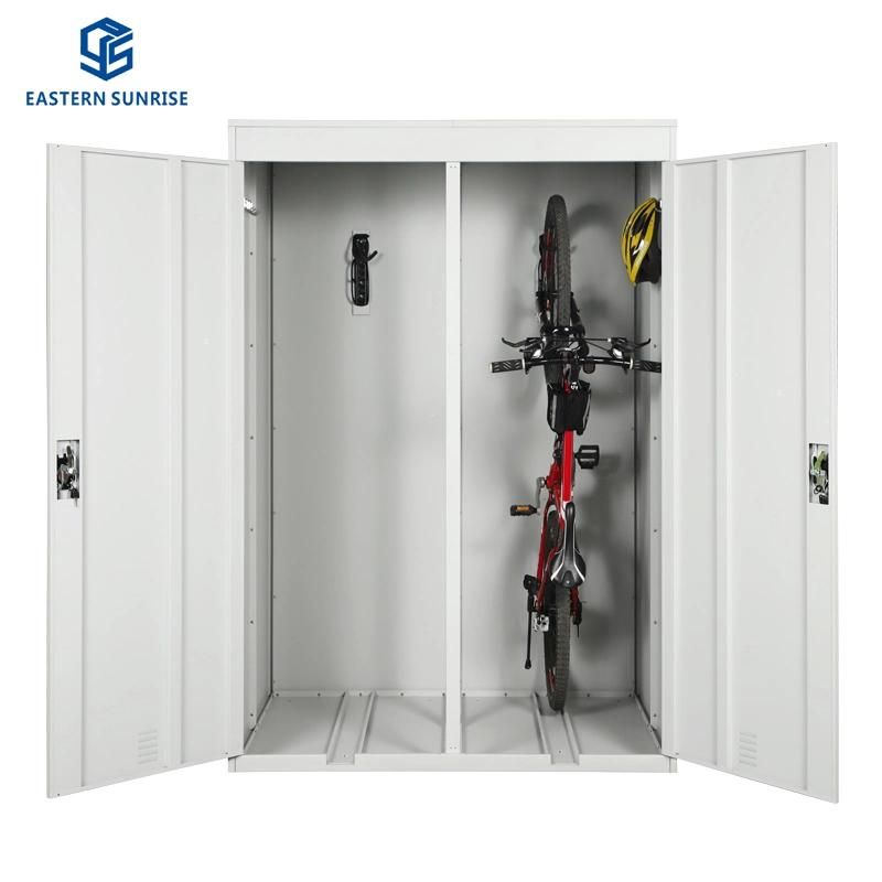 Metal Bike Garage Storage Cabinet Garage Furniture Lockers Box