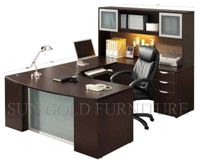 Cheap Price U Shape Office Executive Table Manager Executive Desk (SZ-OD121)