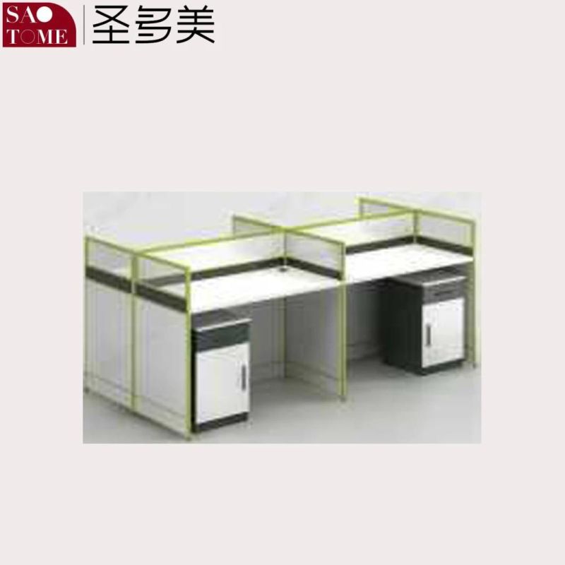 Office Furniture Opposite Four-Person Office Desk