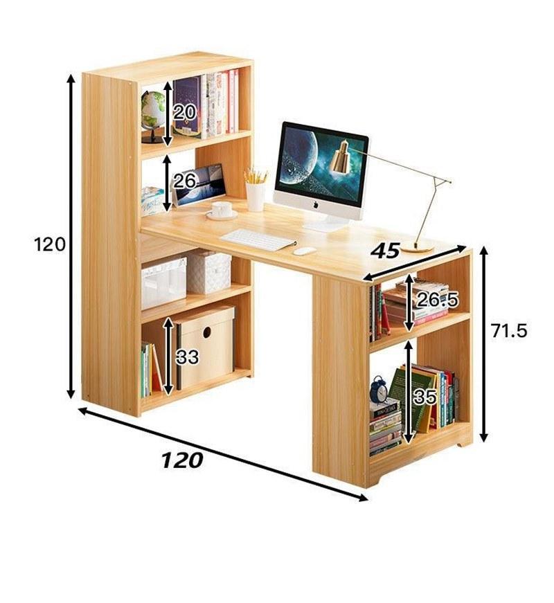 Computer Desk Desktop Home Student Desk Bookcase