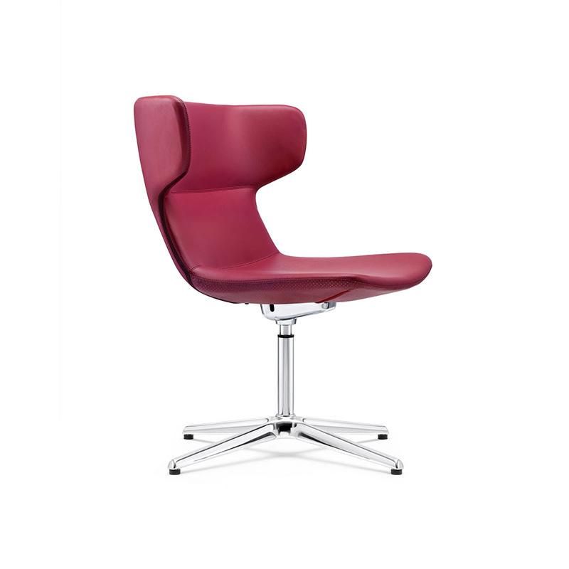 Modern PU Leather Reception Office Chair with Headrest