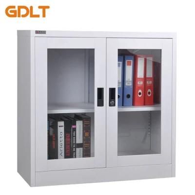 Cheap Metal Furniture Storage File Cabinet Laboratory Medicine Small Cupboard with Glass Door