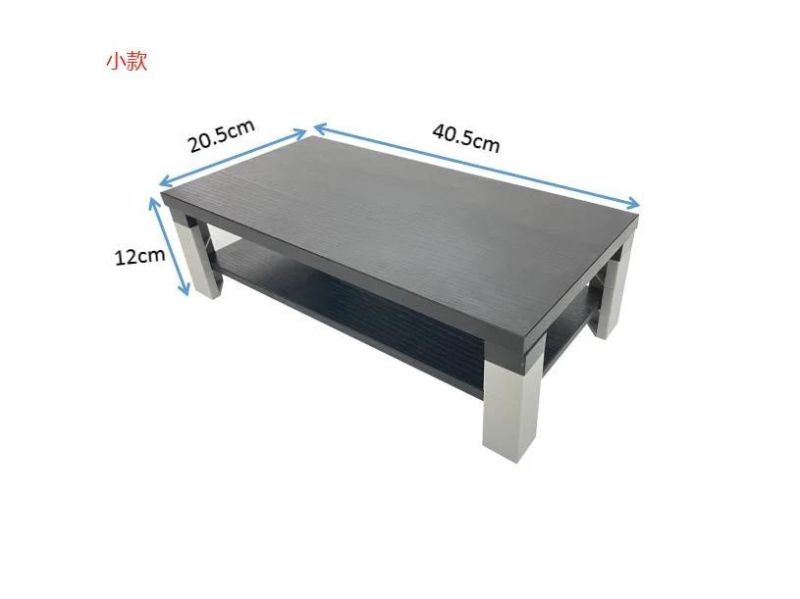 Height Adjustable for Computer, iMac PC Printer Desktop Tabletop Ergonomic Two Cm Thick MDF Boar Double-Deck Monitor Stand Monitor Riser