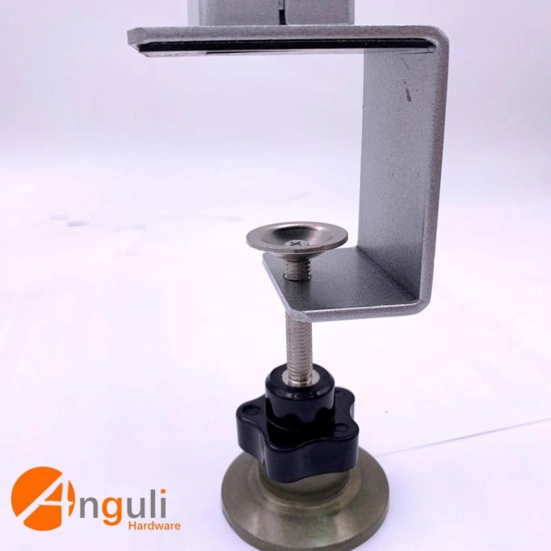 No-Drilling Removable Office Desk Partition Divider Clamp Bracket