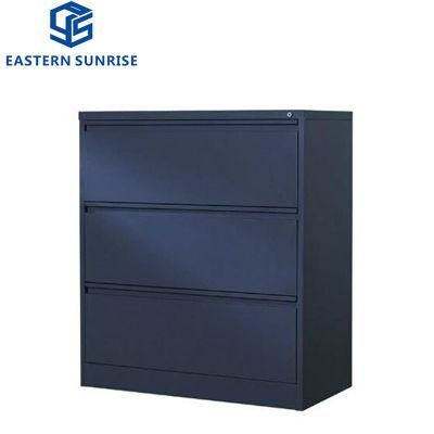 School/Government/Office 3-Drawer Vertical Filling Cabinet Storage Cabinet