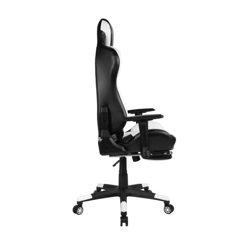 Morden PU Leather Comfortable Computer Gaming Chairs with Footrest